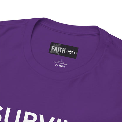 Funny Parent Survival Unisex T-Shirt | Gift for New Parents | Parenting Humor Tee | Casual Wear | Holiday Gift Idea