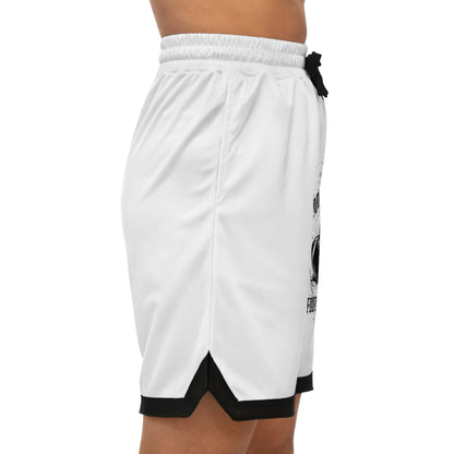 Football-Themed Ribbed Basketball Shorts, Comfortable Athletic Wear for Sports Fans, Perfect Gift for Game Days, Boys and Men's Casual Style