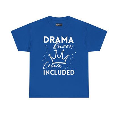 Drama Queen Cotton Tee - Empowering T-Shirt, Gift for Her, Casual Wear, Birthday Celebration, Statement Top