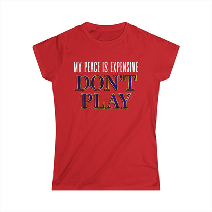 Women's Motivational T-Shirt, Fun Tee for Self-Care, Gift for Meditation Lovers, Casual Wear, Peaceful Vibes, Inspirational Apparel