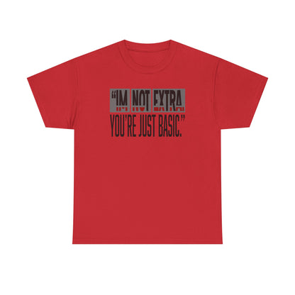 Funny Quote Male Heavy Cotton Tee, Casual T-Shirt for Everyday Wear, Gift for Friends, Birthday Gift, Trendy Statement Shirt