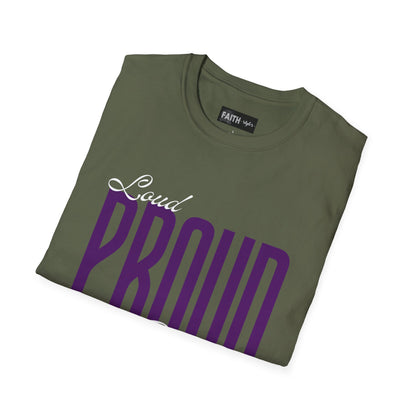 Proud Family Unisex T-Shirt, Lightweight Tee, Family Reunion Gift, Holiday Apparel, Personalized T-Shirt, Soft Cotton Top