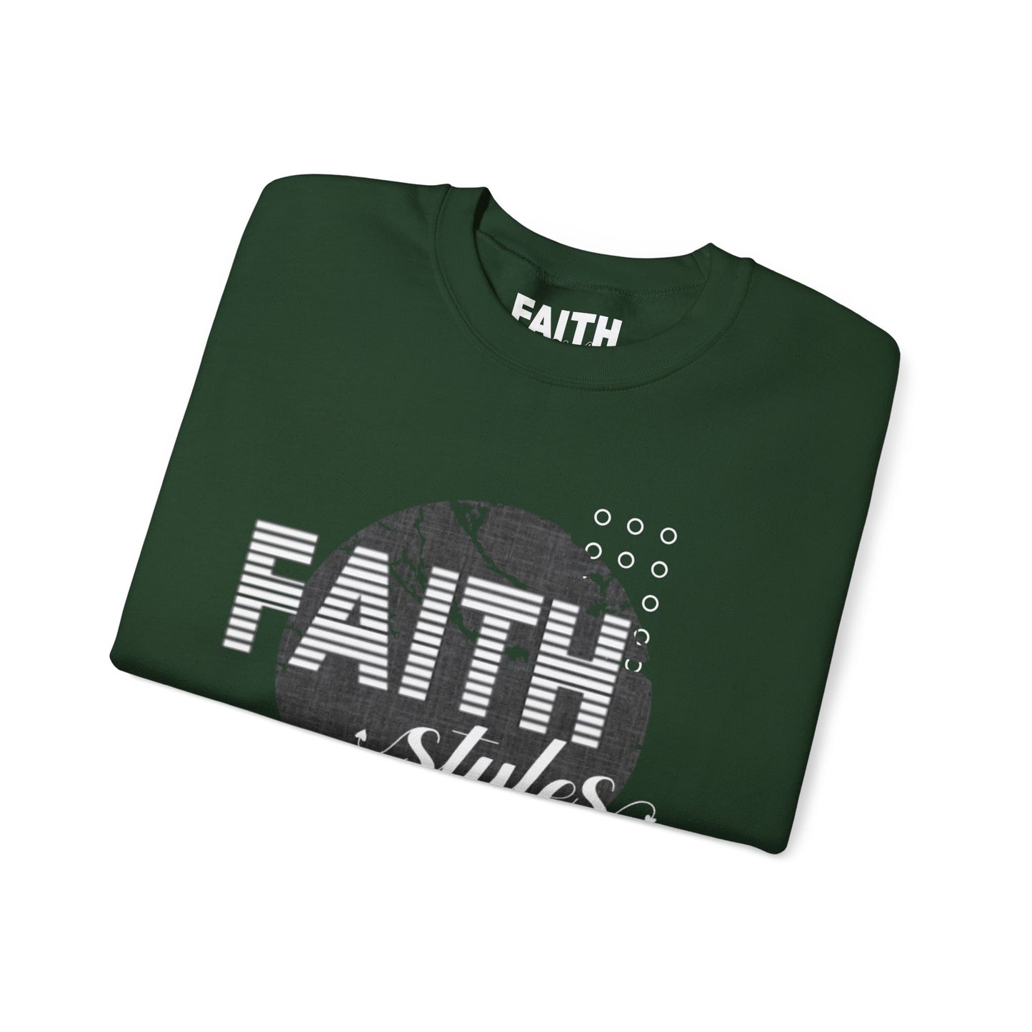 Faith Styles Unisex Heavy Blend™ Crewneck Sweatshirt - Cozy Spiritual Apparel for Everyday Wear, Gift for Friends, Comfort