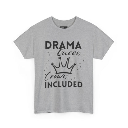 Drama Queen Cotton Tee - Empowering T-Shirt, Gift for Her, Casual Wear, Birthday Celebration, Statement Top