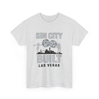 Las Vegas Built Tee, Male Cotton T-Shirt, Sin City Apparel, Casino Lover [...]