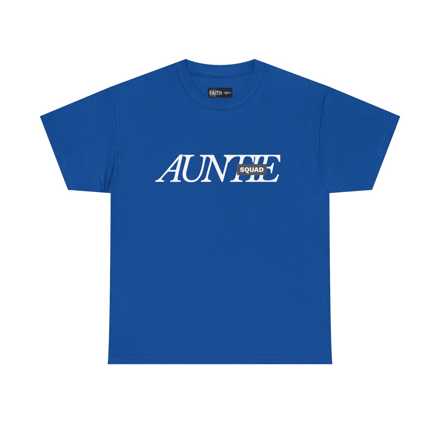 Auntie Squad Unisex Heavy Cotton Tee | Perfect Gift for Aunts | Family Reunion, Birthday, Mother's Day, Casual Wear, Everyday Comfort