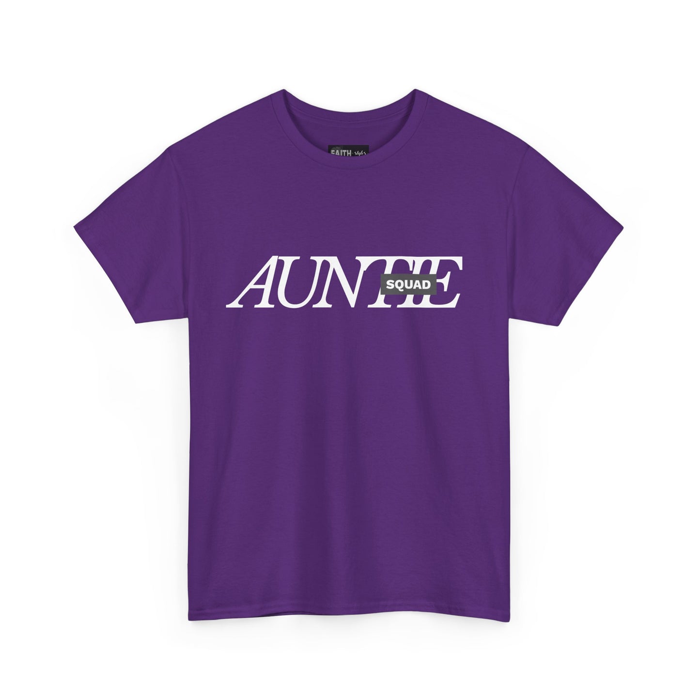 Auntie Squad Unisex Heavy Cotton Tee | Perfect Gift for Aunts | Family Reunion, Birthday, Mother's Day, Casual Wear, Everyday Comfort