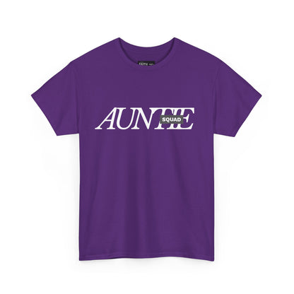 Auntie Squad Unisex Heavy Cotton Tee | Perfect Gift for Aunts | Family Reunion, Birthday, Mother's Day, Casual Wear, Everyday Comfort