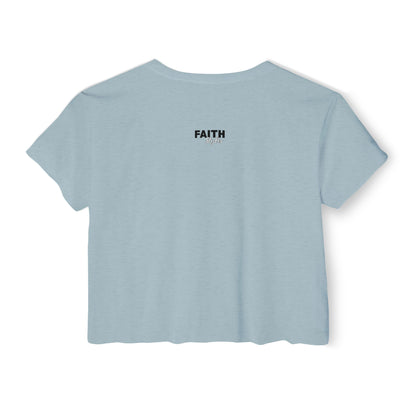 FaithStyles Bad Bitch Society Crop Top — Women's Festival Graphic Tee