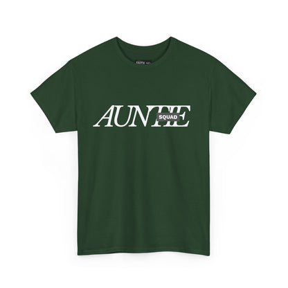 Auntie Squad Unisex Heavy Cotton Tee | Perfect Gift for Aunts | Family Reunion, Birthday, Mother's Day, Casual Wear, Everyday Comfort
