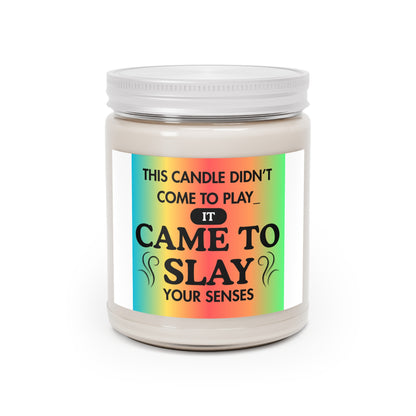 Vibrant Soy Candles with Playful Scent