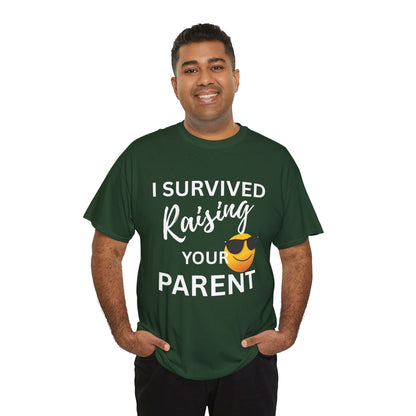 Funny Parent Survival Unisex T-Shirt | Gift for New Parents | Parenting Humor Tee | Casual Wear | Holiday Gift Idea
