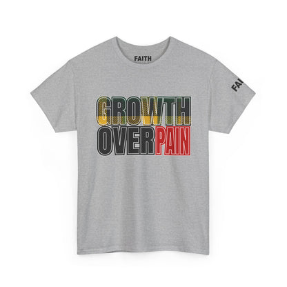 FaithStyles Growth Over Pain T‑Shirt — Motivational Graphic Tee