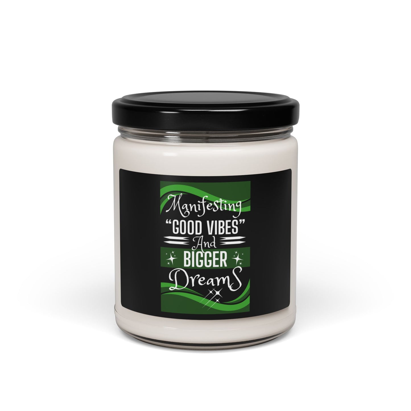 "GOOD VIBES" Scented Soy Candle, 9oz