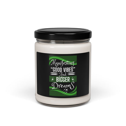"GOOD VIBES" Scented Soy Candle, 9oz