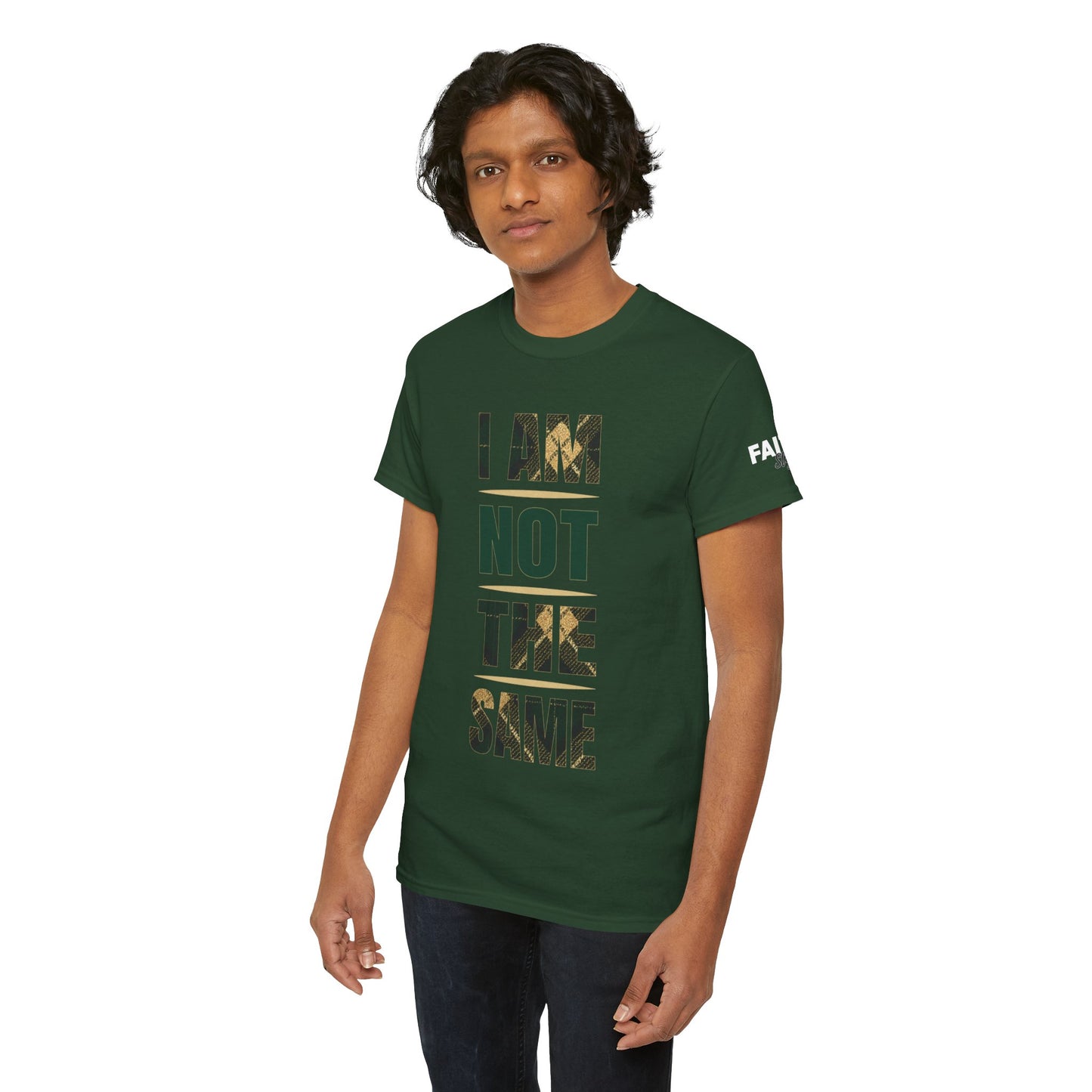 FaithStyles I Am Not The Same Tee — Inspirational Statement T-Shirt