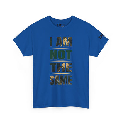 FaithStyles I Am Not The Same Tee — Inspirational Statement T-Shirt