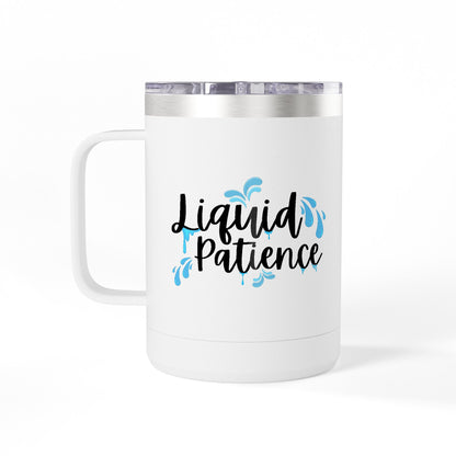 Liquid Patience Coffee Mug Tumbler | Perfect Gift for Coffee Lovers, Inspirational Drinkware, Home Office Accessory, Relaxation Gift, [...]
