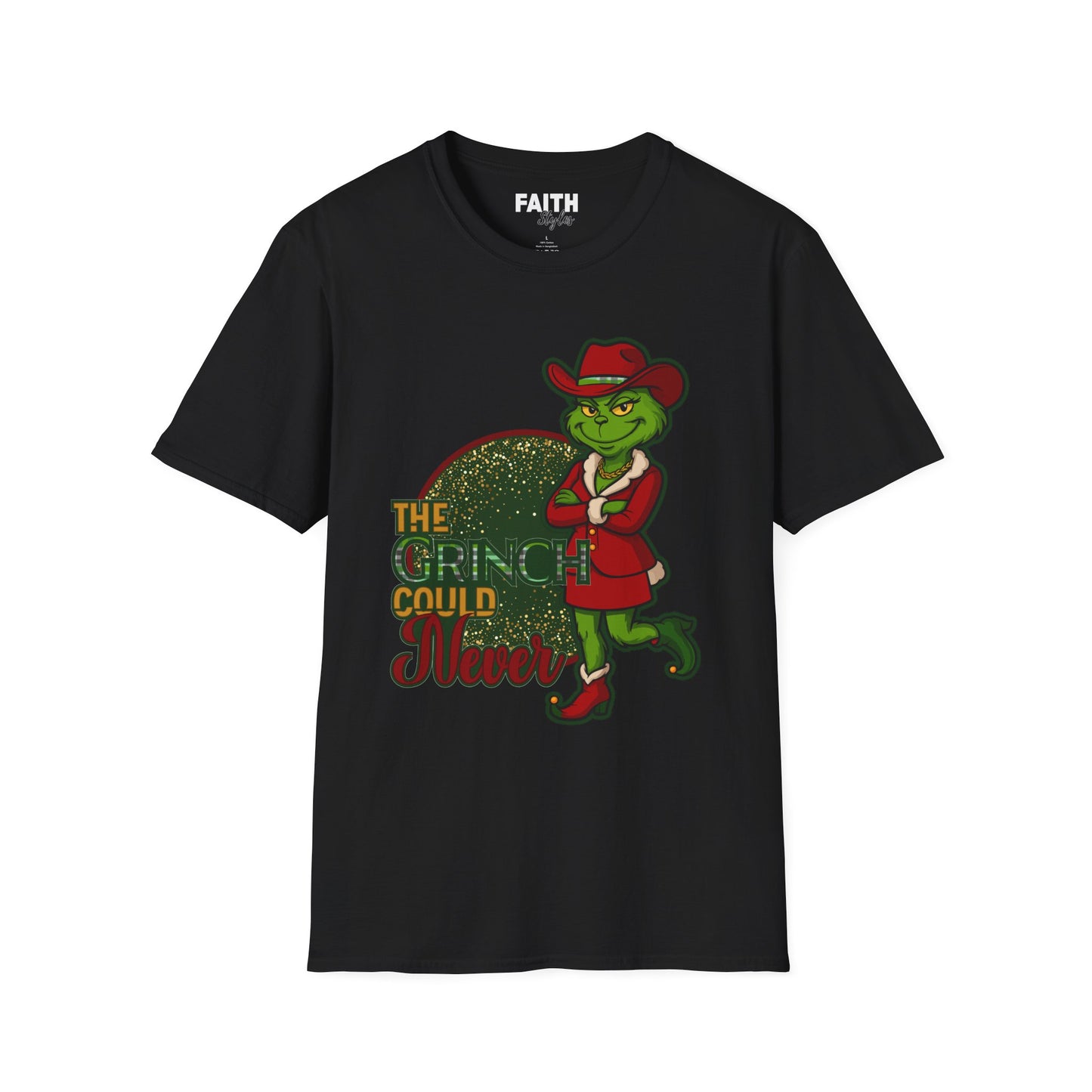 Grinch Inspired Women's Christmas T-Shirt – "The Grinch Could Never" Festive Holiday Tee