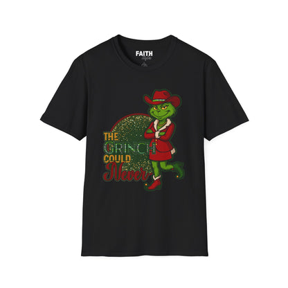 Grinch Inspired Women's Christmas T-Shirt – "The Grinch Could Never" Festive Holiday Tee