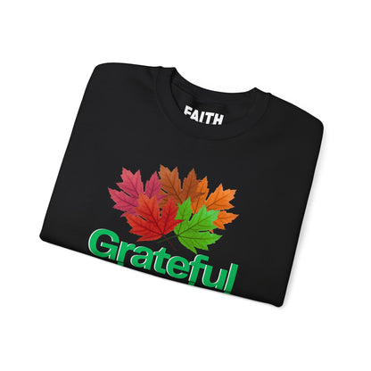 Grateful AF Crewneck Sweatshirt | Cozy Fall Apparel, Thanksgiving Gift, Autumn Vibes, Unisex Sweatshirt, Warm Layer