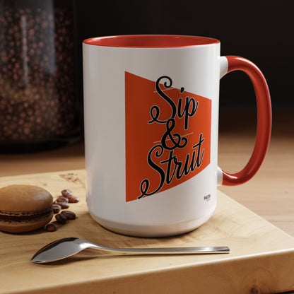 FaithStyles Sip & Strut Design, Accent Coffee Mug (11, 15oz) - Perfect for Coffee Lovers, Home Office Decor, Unique Holiday Present, Ceramic [...]
