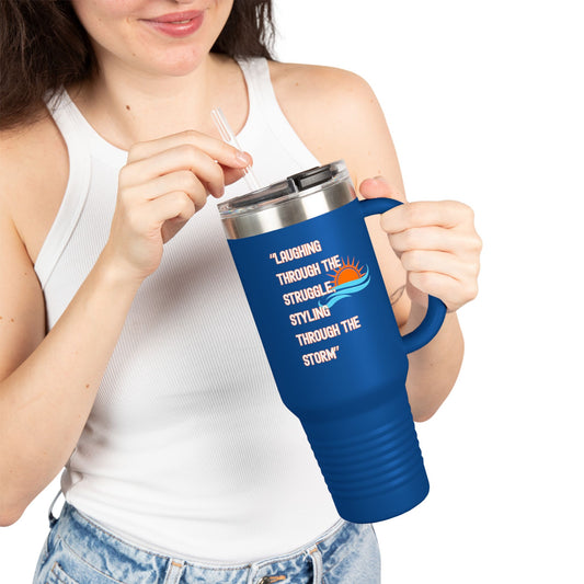 Insulated 40oz Travel Mug with Sunrise Design | Perfect for On-the-Go, Camping, Travel, or Everyday Use | Ideal Gift for Coffee Lovers