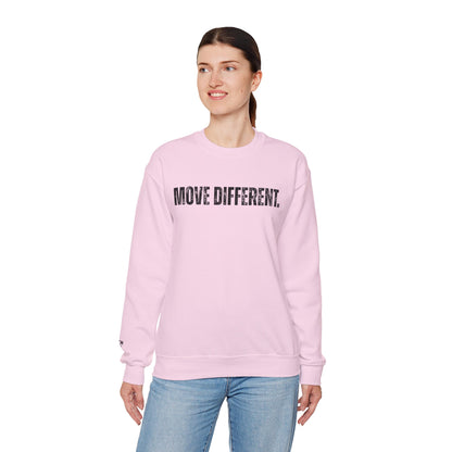 MOVE DIFFERENT. Unisex Crewneck Sweatshirt | Faith Styles®