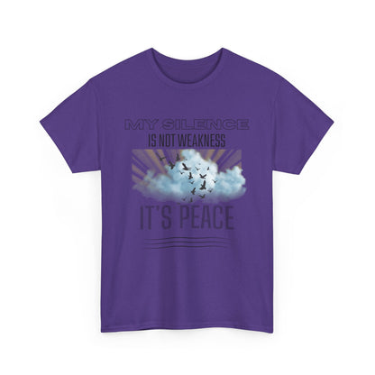 Inspirational Male Graphic Tee, Motivational Shirt, Casual Wear, Gifts for Friends, Peaceful Message, Everyday Comfort