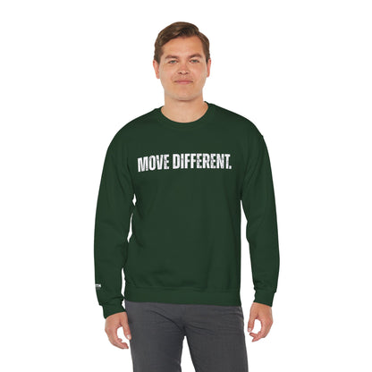MOVE DIFFERENT. Unisex Crewneck Sweatshirt | Faith Styles®