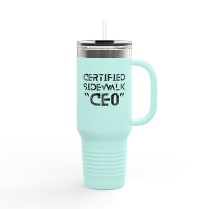 Certified Sidewalk CEO Insulated Travel Mug | Motivation for Entrepreneurs | 40oz Coffee Tumbler | Perfect Gift for Bosses, [...]
