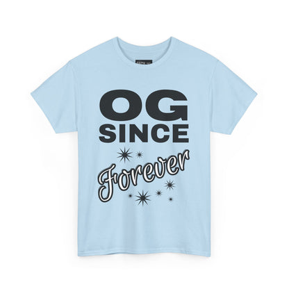 Grandpa Heavy Cotton Tee - OG Since Forever, Casual Tee, Trendy Graphic Shirt, Gift for Friends, Streetwear Fashion