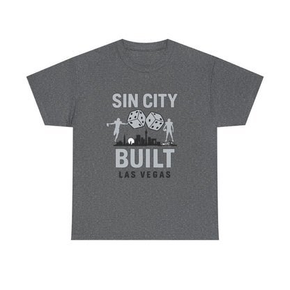 Las Vegas Built Tee, Male Cotton T-Shirt, Sin City Apparel, Casino Lover [...]