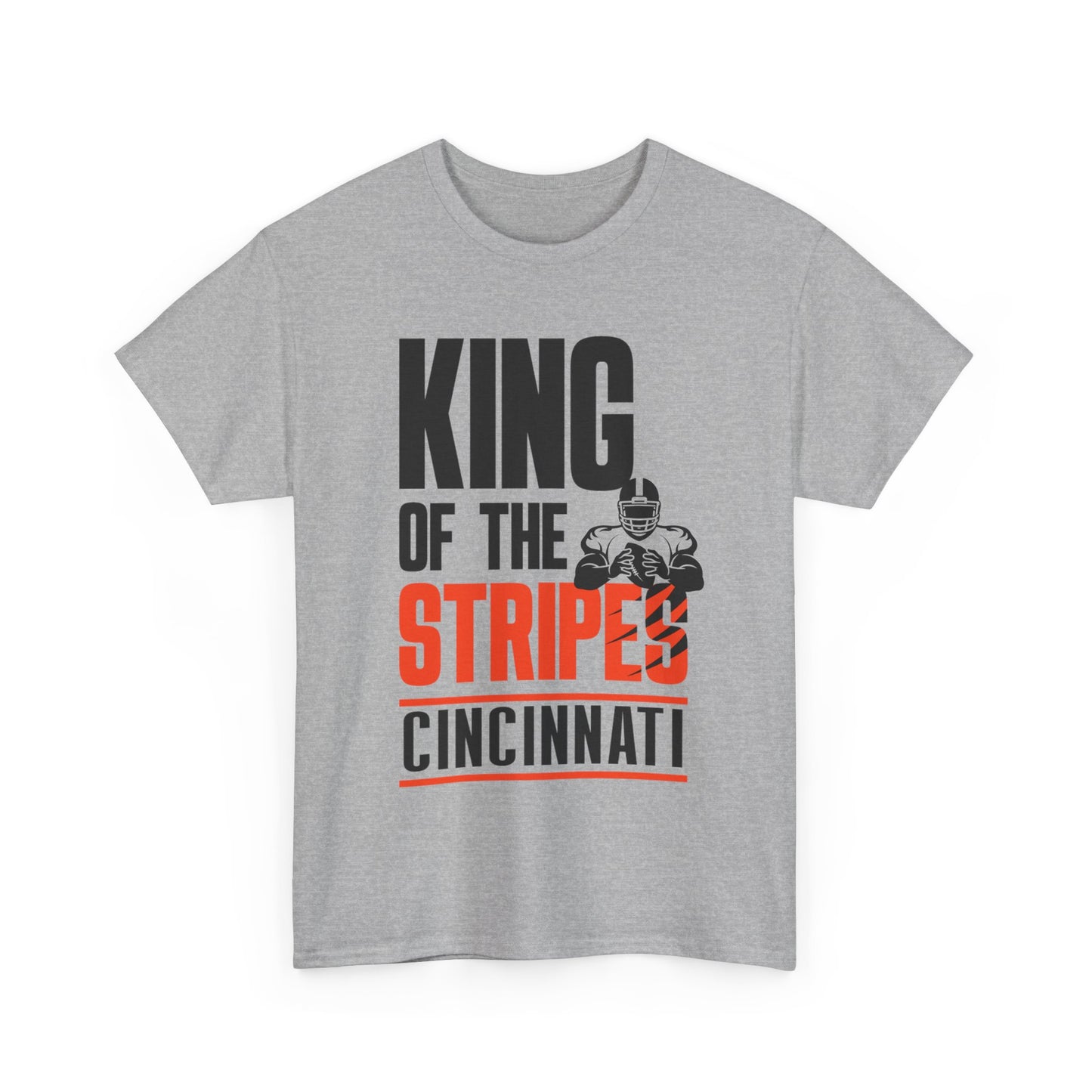 Cincinnati King of the Stripes Tee, Casual Graphic Tee, Male Cotton [...]