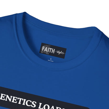 Genetics Loading T-Shirt, Funny Genetics Tee, Gift for Science Lovers, Unisex Humor Shirt, Casual Wear for Every Occasion
