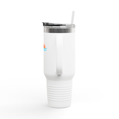 Insulated 40oz Travel Mug with Sunrise Design | Perfect for On-the-Go, Camping, Travel, or Everyday Use | Ideal Gift for Coffee Lovers