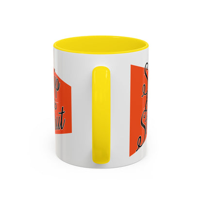 Accent Coffee Mug (11, 15oz) - Sip & Strut Design, Perfect Gift for Coffee Lovers, Home Office Decor, Unique Holiday Present, Ceramic [...]
