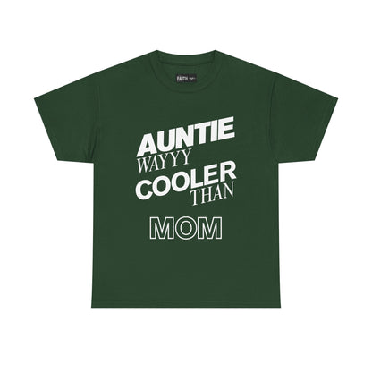 Cool Aunt Unisex Tee - Perfect Gift for Auntie, Family Gatherings, Fun Casual Wear, Birthday Celebration, Mother's Day