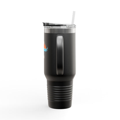 Insulated 40oz Travel Mug with Sunrise Design | Perfect for On-the-Go, Camping, Travel, or Everyday Use | Ideal Gift for Coffee Lovers
