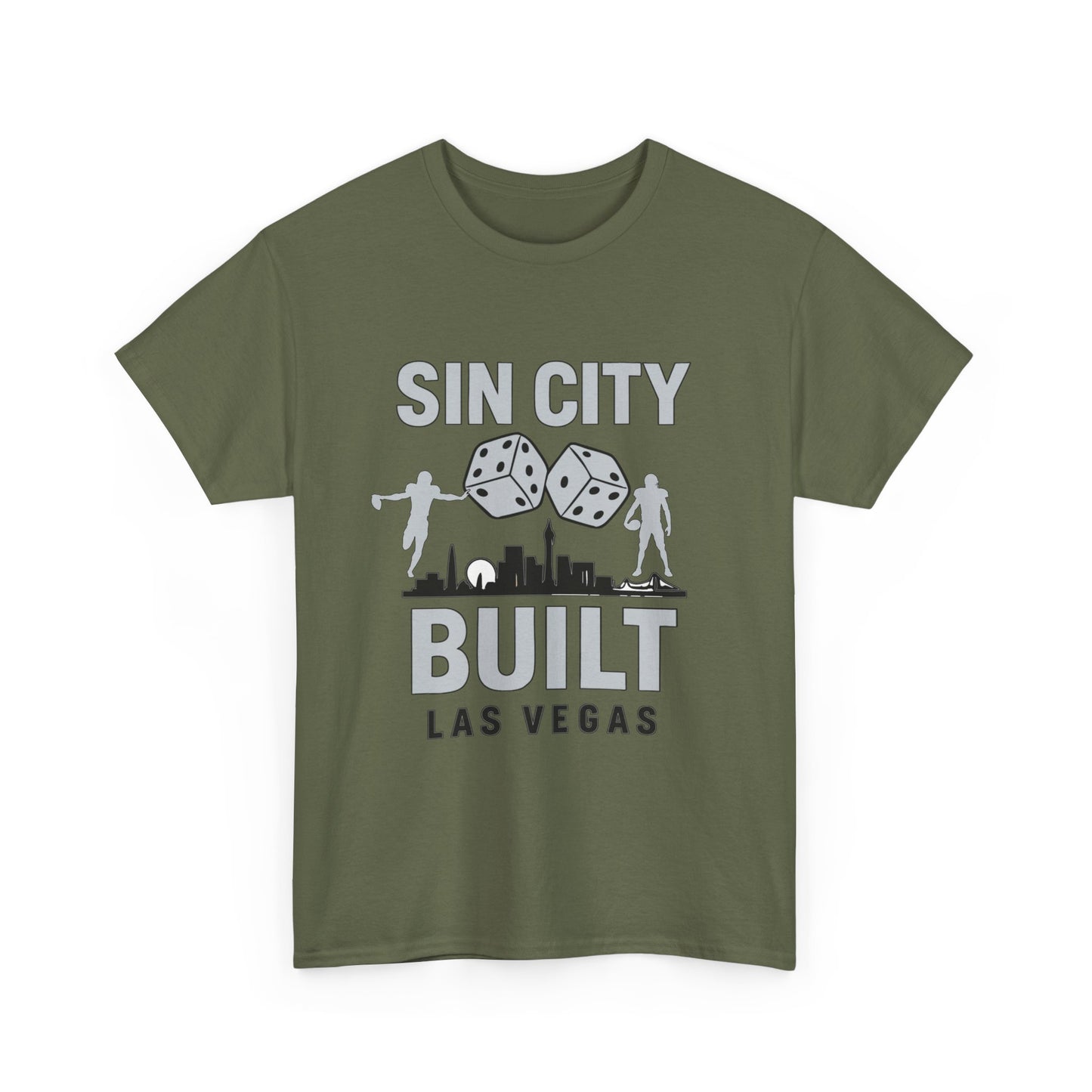 Las Vegas Built Tee, Male Cotton T-Shirt, Sin City Apparel, Casino Lover [...]