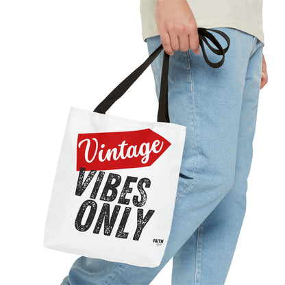 FaithStyles Vintage Vibes Only Tote Bag