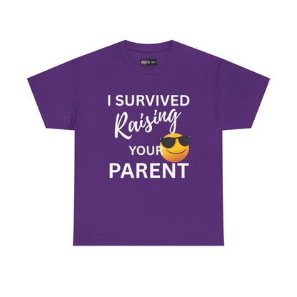Funny Parent Survival Unisex T-Shirt | Gift for New Parents | Parenting Humor Tee | Casual Wear | Holiday Gift Idea
