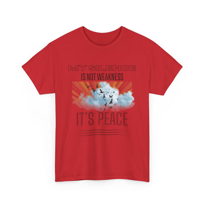 Inspirational Male Graphic Tee, Motivational Shirt, Casual Wear, Gifts for Friends, Peaceful Message, Everyday Comfort