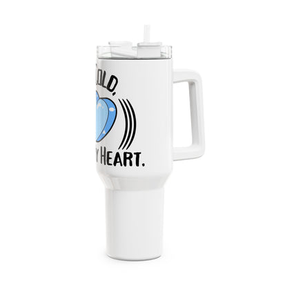 Ice Cold 40oz Tumbler - Perfect Summer Drinkware, Cool Gift for Friends, Pool Parties, Outdoor Events, Motivational Hydration