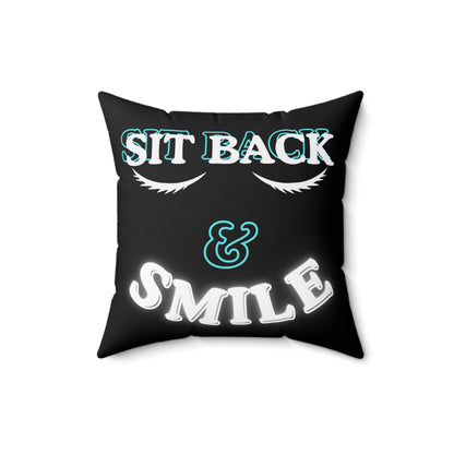 Relaxing Quote Pillow, Cozy Home Decor, Inspirational Cushion, Gift for Friends, Living Room Accent, Motivational Throw Pillow