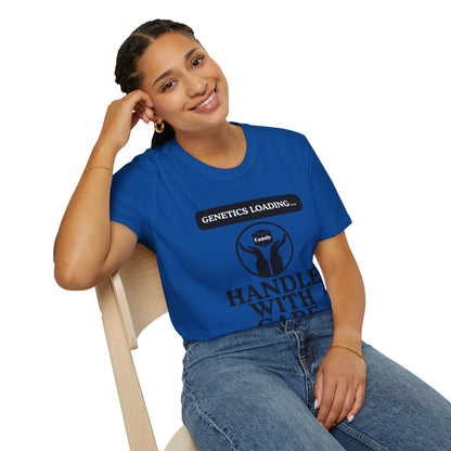 Genetics Loading T-Shirt, Funny Genetics Tee, Gift for Science Lovers, Unisex Humor Shirt, Casual Wear for Every Occasion