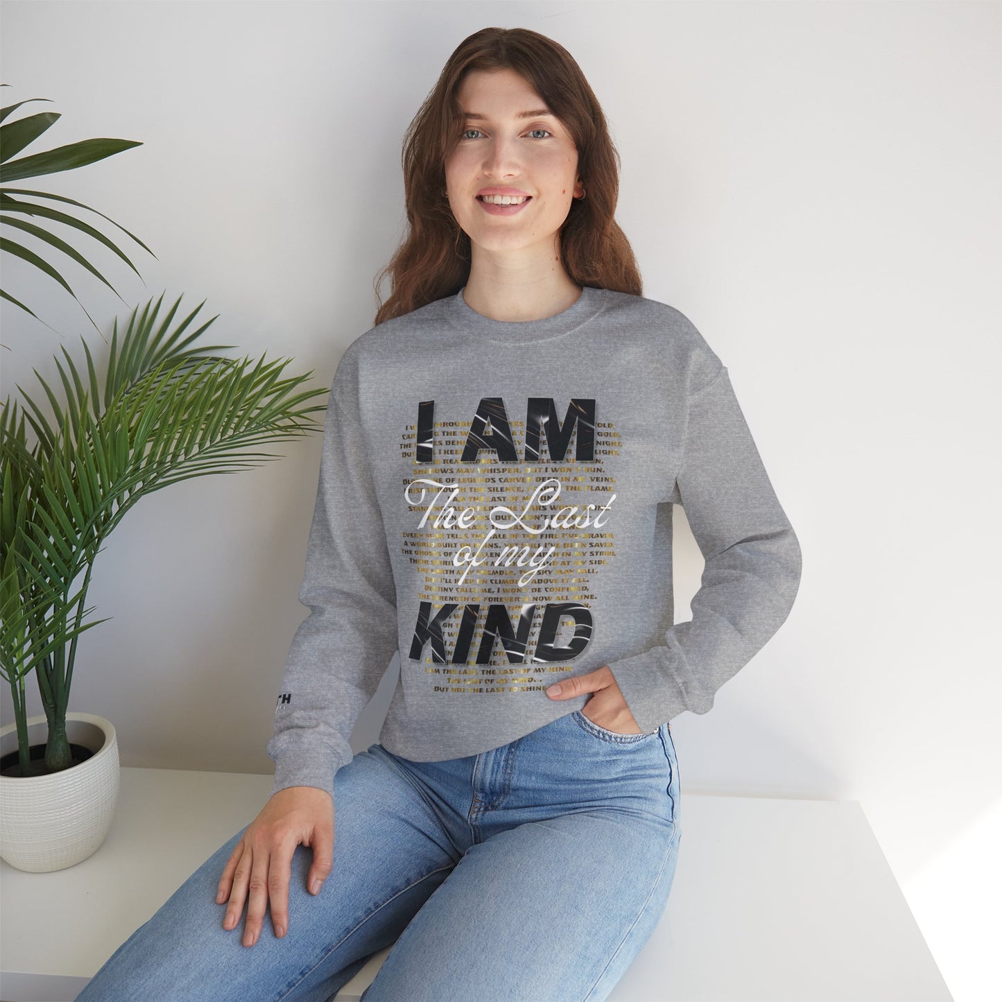 FaithStyles Unisex Heavy Blend™ Motivational Crewneck Sweatshirt - I AM The Last of my KING, Inspirational Gift for Him/Her, Cozy Fall Layer, [...]