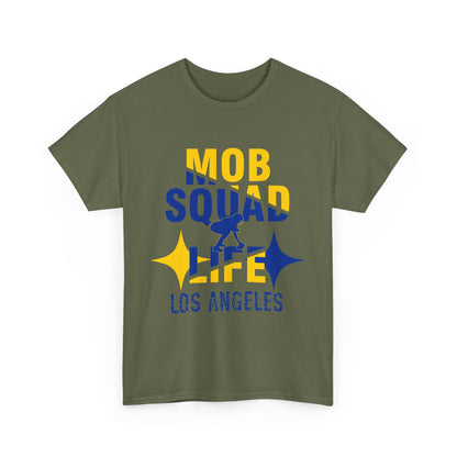 Los Angeles Mob Squad Life Male Tee, Urban Streetwear Shirt, Graphic T-Shirt