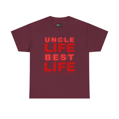 Uncle Life Best Life Tee | Funny Uncle T-Shirt, Gift for Uncle, Family Reunion Shirt, Birthday Gift, Casual Wear