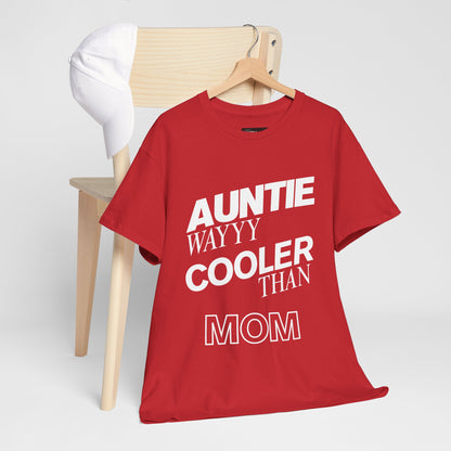 Cool Aunt Unisex Tee - Perfect Gift for Auntie, Family Gatherings, Fun Casual Wear, Birthday Celebration, Mother's Day